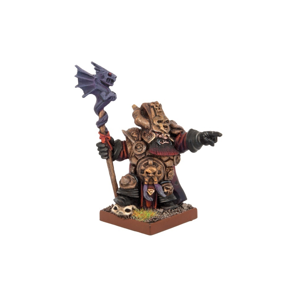 Abyssal Dwarf Ghenna Keeper of the Black Flame - Abyssal Dwarfs - Kings of War - Mantic Games