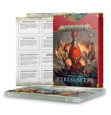 Warscroll Cards: Fyreslayers (Englisch) - Warhammer Age of Sigmar - Games Workshop