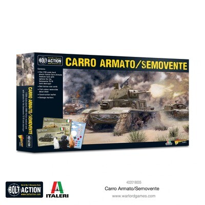 Italian Tank M13/40 Carro Armato/Semovente- Allies - Bolt Action