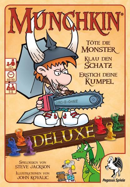 Munchkin Deluxe - Kartenspiel - Pegasus Spiele