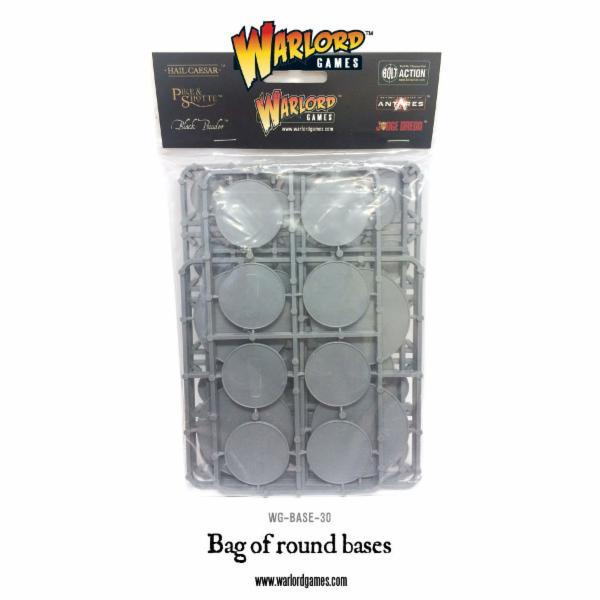 Bag of Round bases - 30 Stk. div Grössen - Warlord Games Bag of Round bases - 30 Stk. div Grössen - Warlord Games