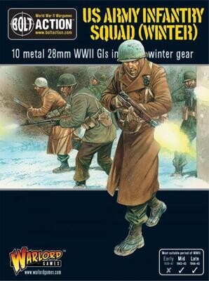 US Army Infantry Squad in Winter Clothing - American - Bolt Action