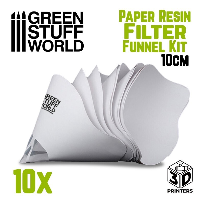 Einweg-Papierfilter 10cm - Paper Resin Filter Funnel Kit - Greenstuff World