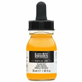 Liquitex Professional Acrylic Ink 30ml Flasche Dunkelgelb - Yellow Deep