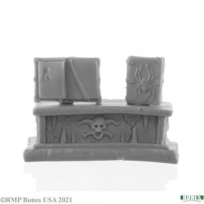 Profane Altar and Books - Bones - Reaper Miniatures