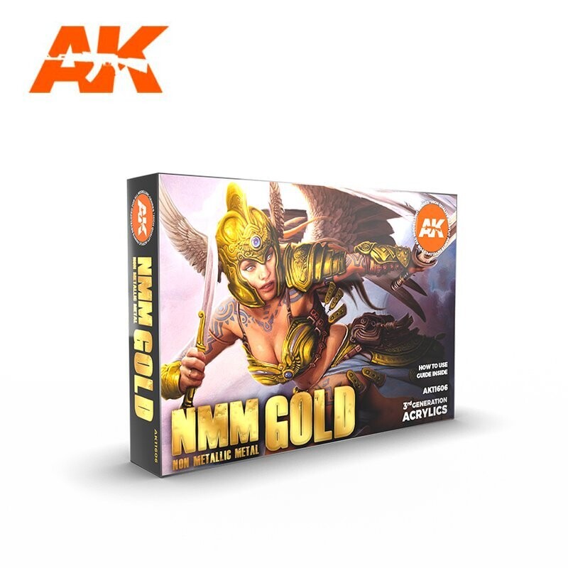 NMM-(Non-Metallic-Metal)-Gold-Set-(3rd-Generation)-(6x17mL) - AK Interactive