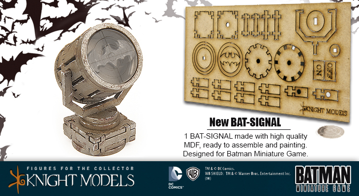Batsignal Objective Game Markers - Batman Miniature Game