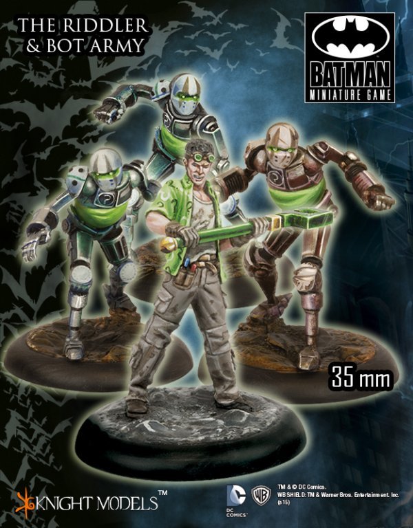 The Riddler and Bot Army - Batman Miniature Game