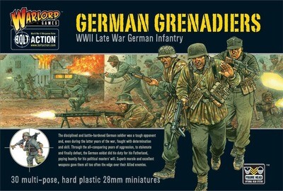 German Grenadiers plastic box set - Bolt Action - Warlord Games