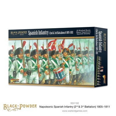 Napoleonic Spanish Infantry (2nd & 3rd Battalions) 1805-1811  - Black Powder - Warlord Games