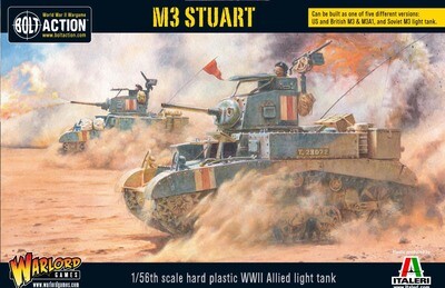 M3 Stuart Soviet, US, British - Bolt Action
