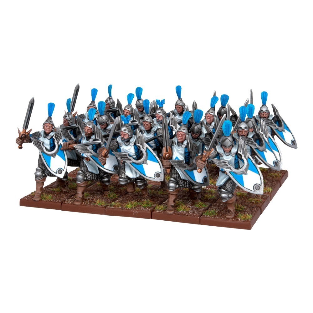 Men At Arms (20) - Basilean - Kings of War - Mantic Games