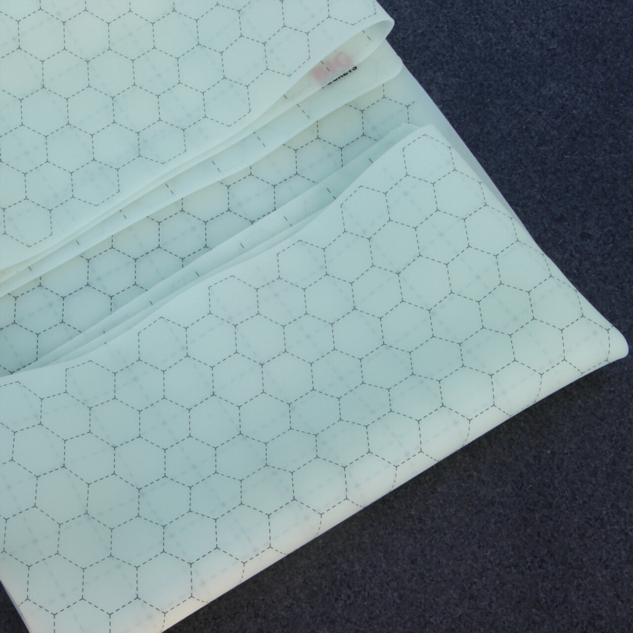 Big Silicone Battle Mat for RPG - Spielmatte - Weiss - Hex and Square - BIG POCKETS