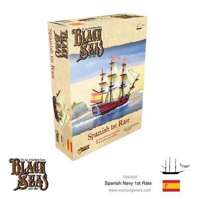 Spanish Navy 1st Rate - Black Seas - Warlord Games