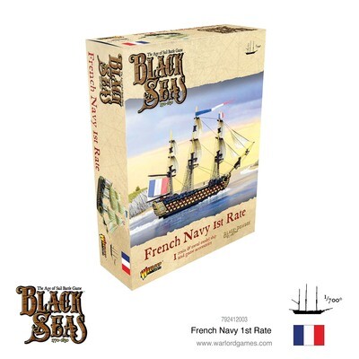 French Navy 1st Rate - Black Seas - Warlord Games