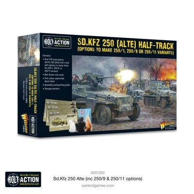 Sd.Kfz 250 (Alte) Half-Track (Options For 250/1, 250/9 & 250/11 Variants) - German - Warlord Games - Bolt Action