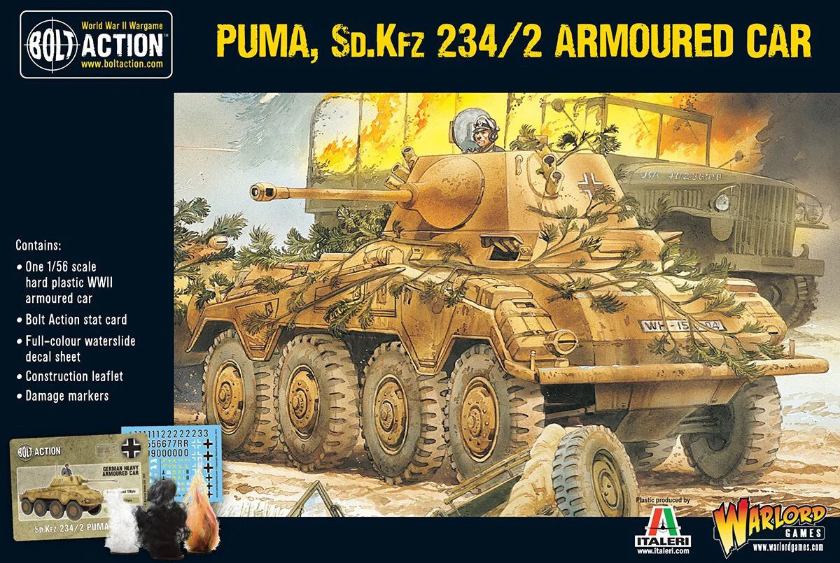 Store – Puma Sd.Kfz 234/2 Armoured Car – German – Bolt Action