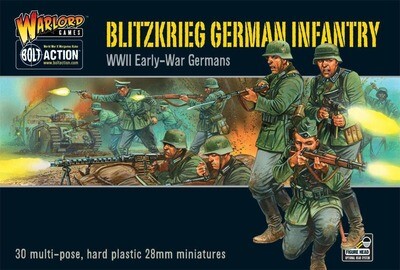 Blitzkrieg German Infantry plastic boxed set - German - Bolt Action - Warlord Games