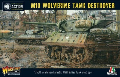 M10 Tank Destroyer/Wolverine (Plastic Box) - American - Bolt Action - Warlord Games