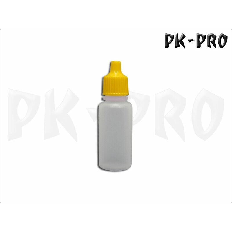 PK-Tropfenflasche-17mL-(Gelber-Deckel)-(10x) - Dropper Bottle