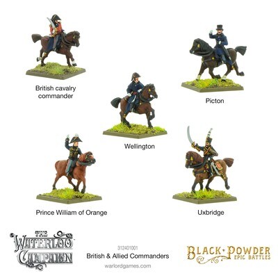 Black Powder Epic Battles: Napoleonic British & Allied Commanders - Warlord Games