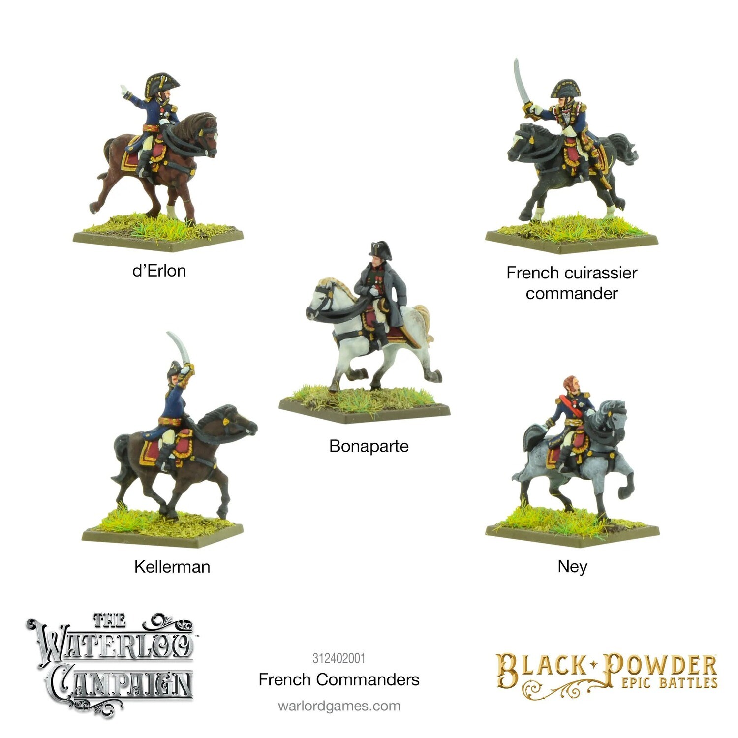 Black Powder Epic Battles: Napoleonic French Commanders - Warlord Games