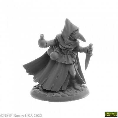 Sister Hazel, Plague Doctor - Bones USA - Dungeon Dweller - Reaper Miniatures