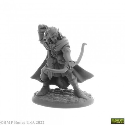 Lanaerel Grayleaf, Elf Ranger - Bones USA - Dungeon Dweller - Reaper Miniatures