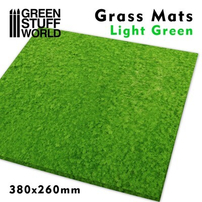 Grassmatten - Hellgrün - Grass Mats Light Green - Greenstuff World