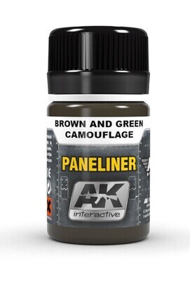 Paneliner for Brown and Green Camouflage - AK Interactive