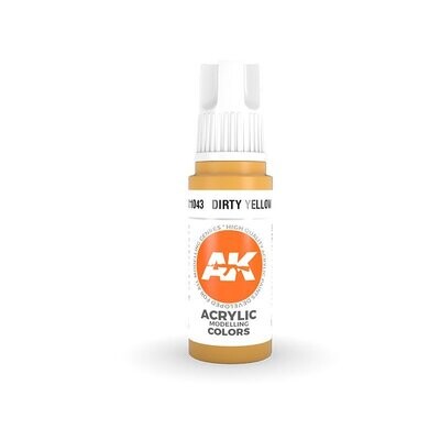 Dirty-Yellow-(3rd-Generation)-(17mL) - AK Interactive