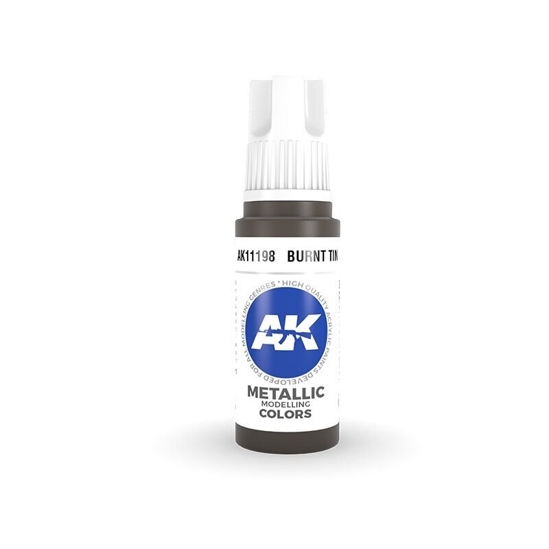 Burnt Tin - (3rd-Generation)-(17mL) - AK Interactive