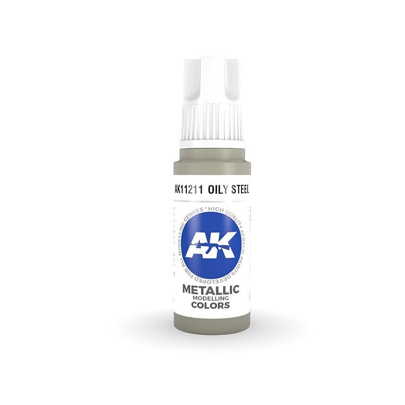 Oily Steel - (3rd-Generation)-(17mL) - AK Interactive