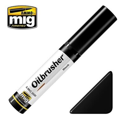 A.MIG-3500 Oilbrusher Black (10mL) - Oilbrusher
