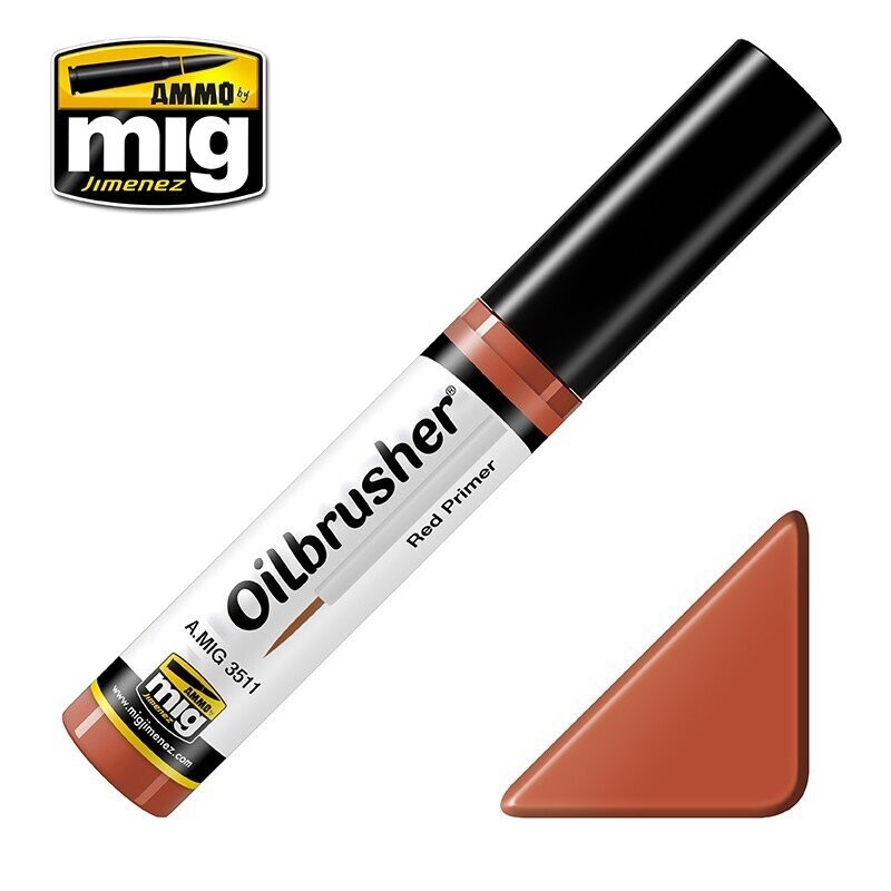 A.MIG-3511 Oilbrusher Red Primer (10mL) - Oilbrusher