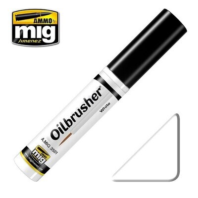 A.MIG-3501 Oilbrusher White (10mL) - Oilbrusher