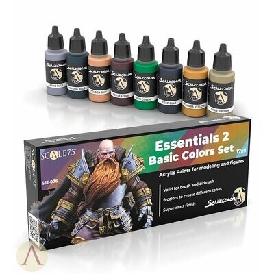 Essentials 2 Basic Colors Set (8x17mL) - Scale75 - Scalecolor