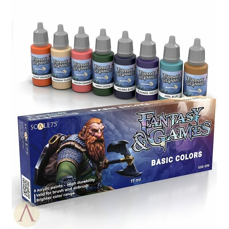 Basic Colors I Fantasy&Games (8x17mL) - Scale75 - Scalecolor