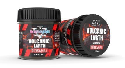 Volcanic Earth 100 ml.  AK Interactive - Texturpaste