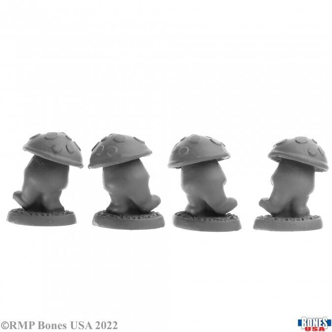 Shroomies (4) Mushroom Pack - Bones USA - Reaper Miniatures