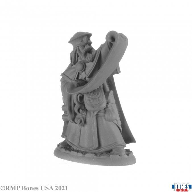 Damras Deveril - Human Wizard- Bones USA - Reaper Miniatures