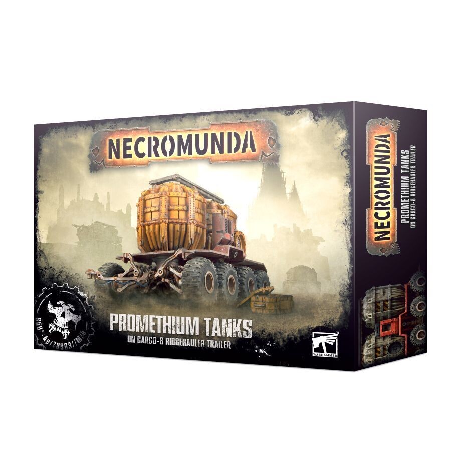 Promethium Tanks auf Cargo-8 Ridgehauler Trailer Necromunda - Games Workshop