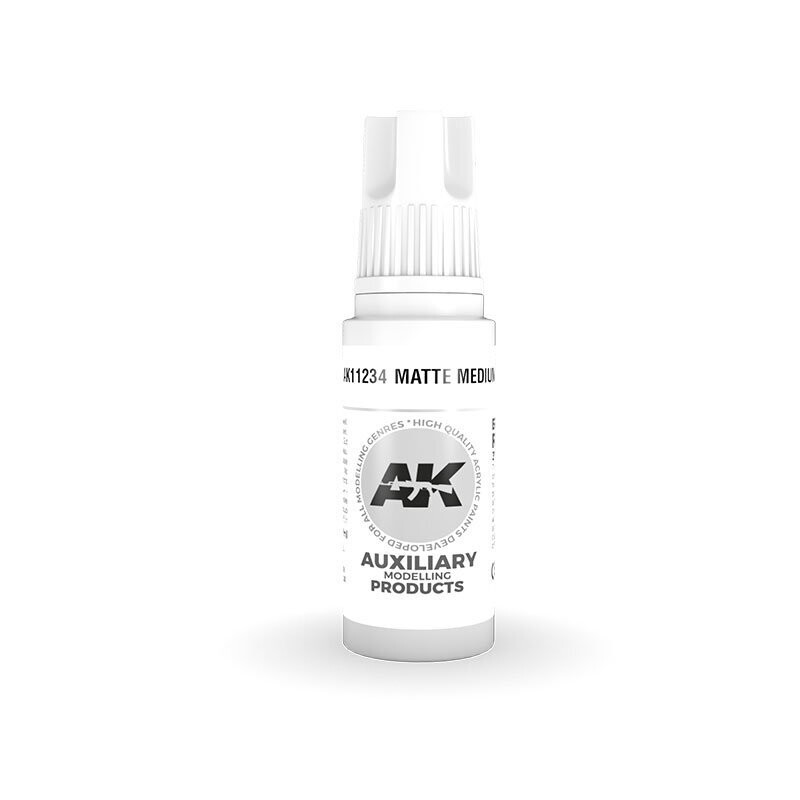 Matte Medium -(3rd-Generation)-(17mL) - AK Interactive