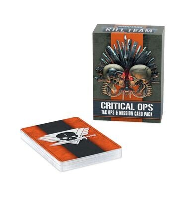 Kill Team: Critical Ops - Tac Ops & Mission Card Pack (Englisch) - Games Workshop