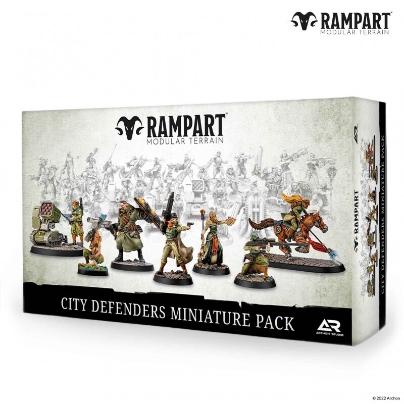 Dungeons & Lasers - City Defenders Miniature Pack - EN
