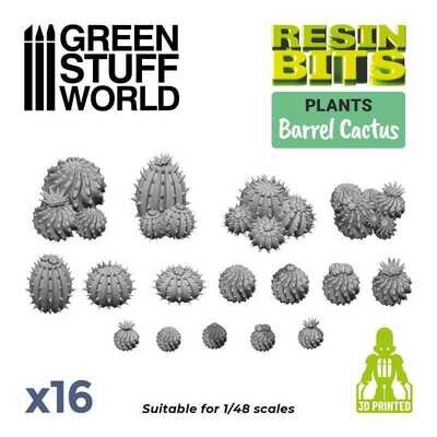 3D-Druckset - Fass-Kaktus - Greenstuff World