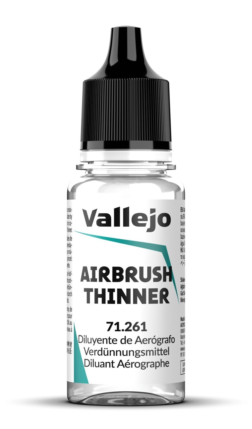 Airbrush Thinner 18 ml - Auxiliary - Vallejo