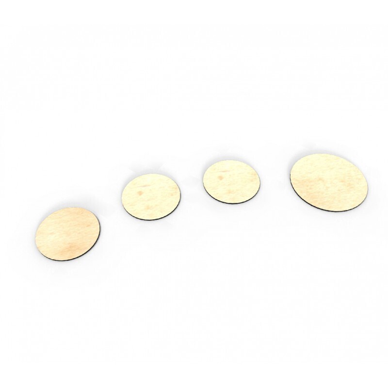 Dry-erase token set - diameter 3+4