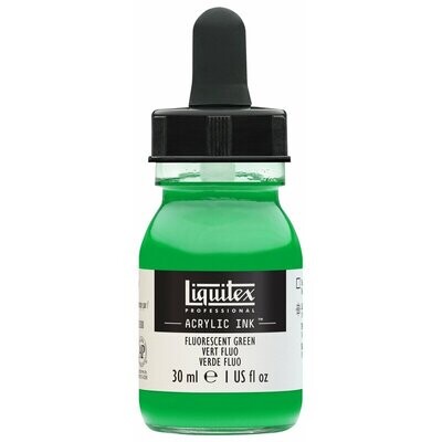 Liquitex Professional Acrylic Ink 30ml Flasche Fluo Grün - Fluorescent green