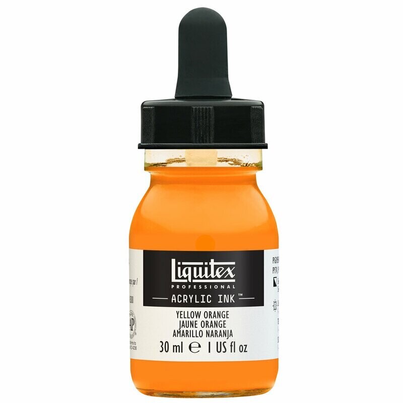 Liquitex Professional Acrylic Ink 30ml Flasche Gelborange - Yellow Orange